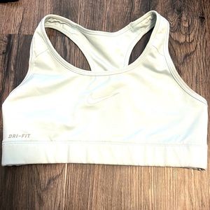 Nike sports bra light blue Small